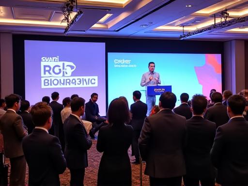 A photograph from a corporate conference in Kuala Lumpur.